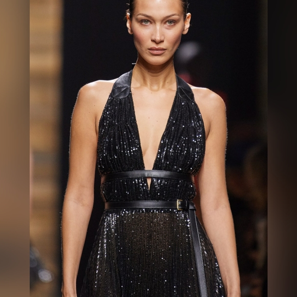 Dina Bar-El | Silk Dress with Wrap Tie - Picture 14 of 14